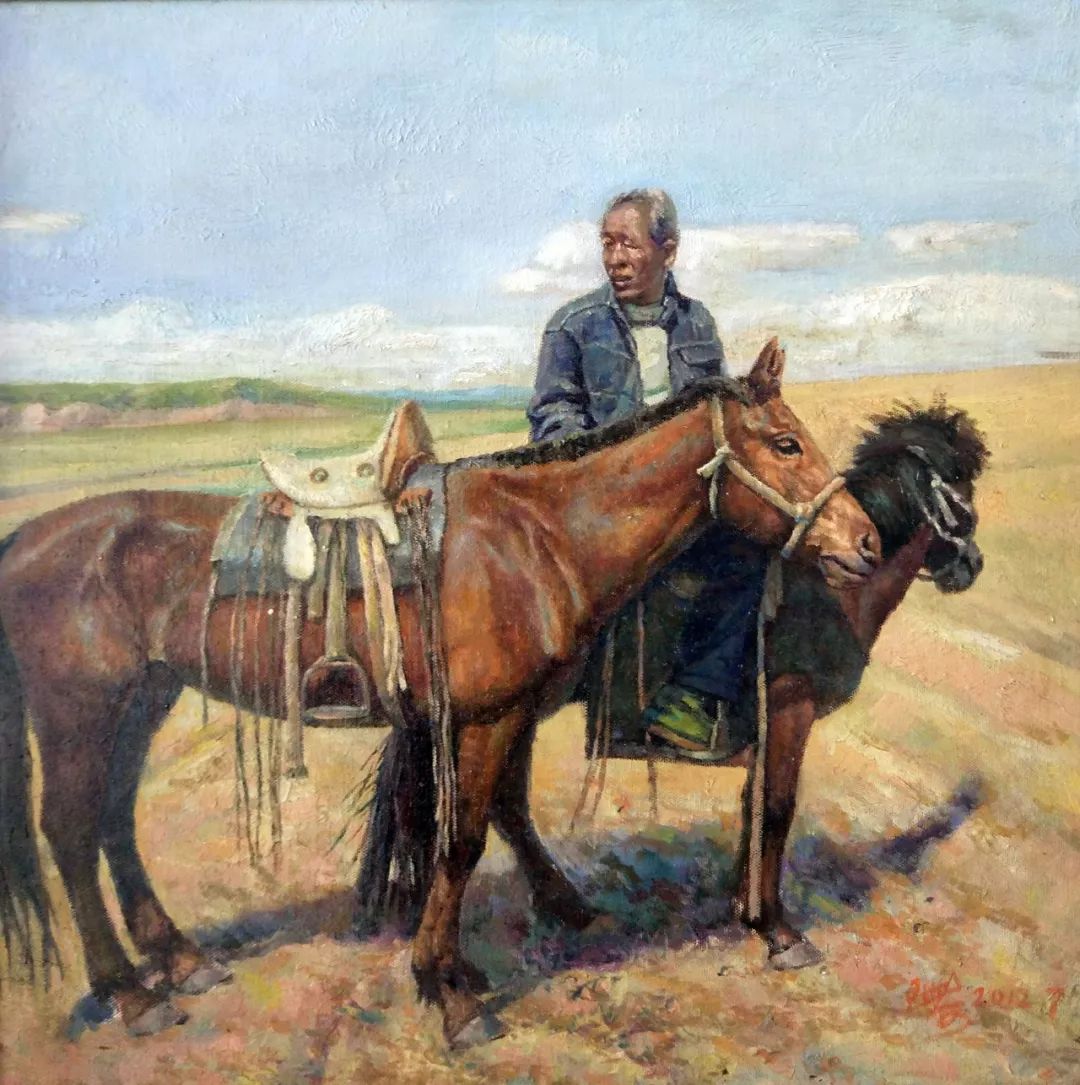 蒙古马  内蒙古当代美术作品微展(四) 第17张 蒙古马  内蒙古当代美术作品微展(四) 第17张