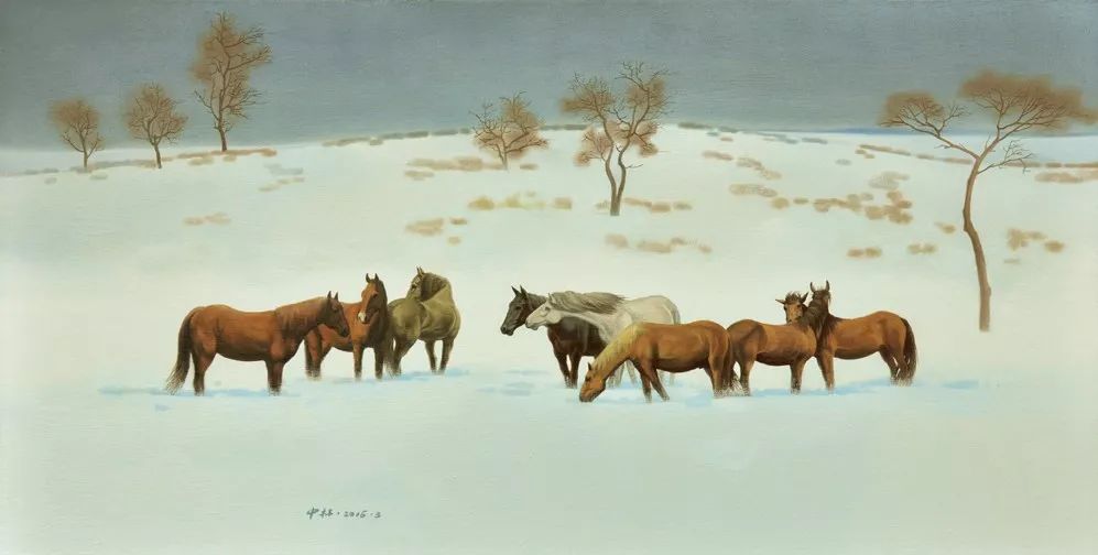 蒙古马  内蒙古当代美术作品微展(四) 第22张 蒙古马  内蒙古当代美术作品微展(四) 第22张