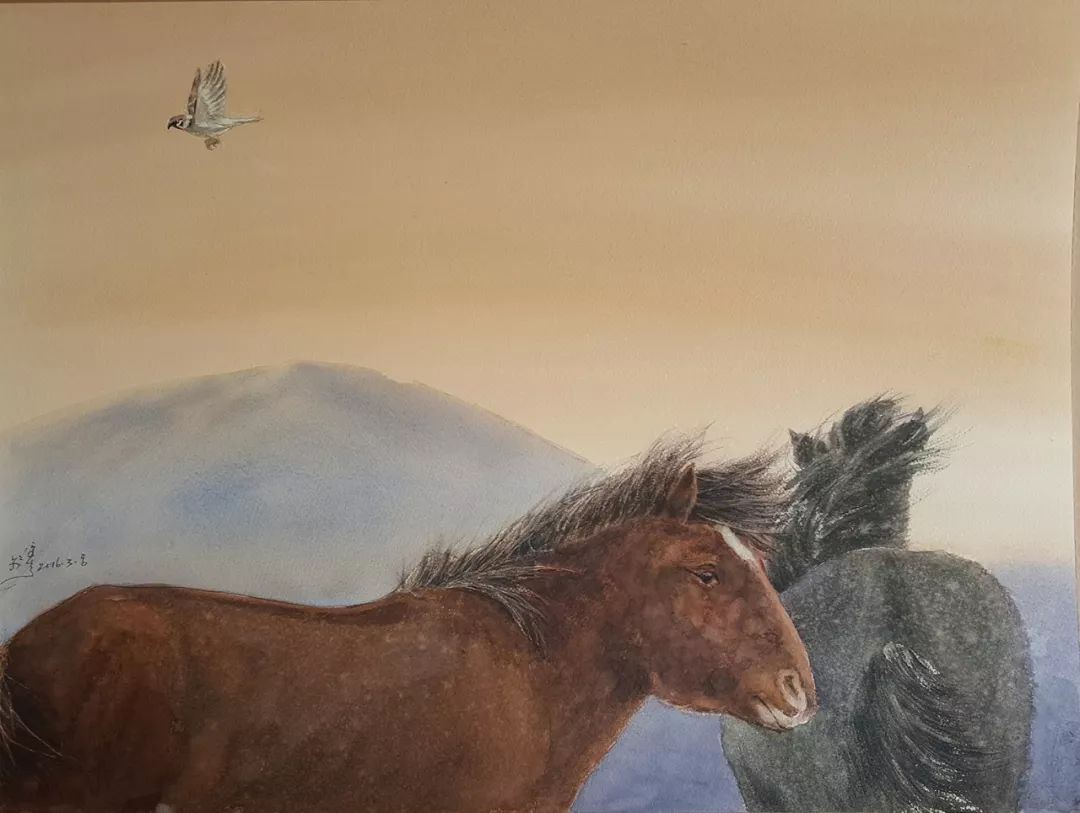 蒙古马  内蒙古当代美术作品微展(四) 第20张 蒙古马  内蒙古当代美术作品微展(四) 第20张
