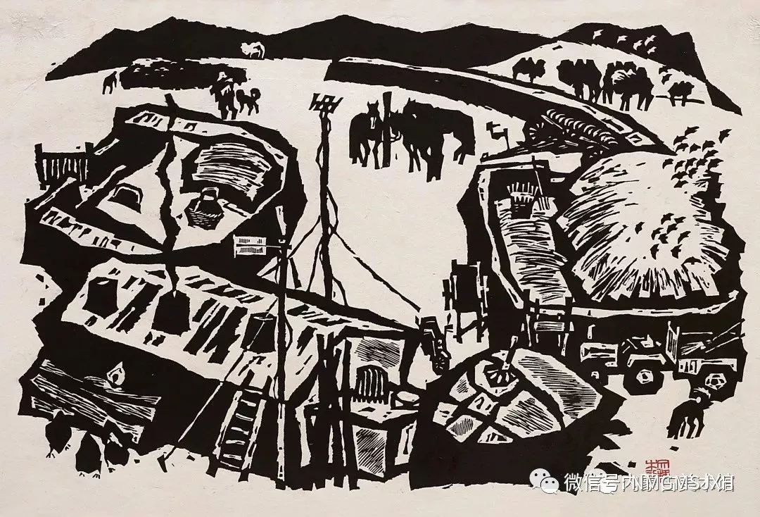 第三届内蒙古版画作品展览 第6张 第三届内蒙古版画作品展览 第6张