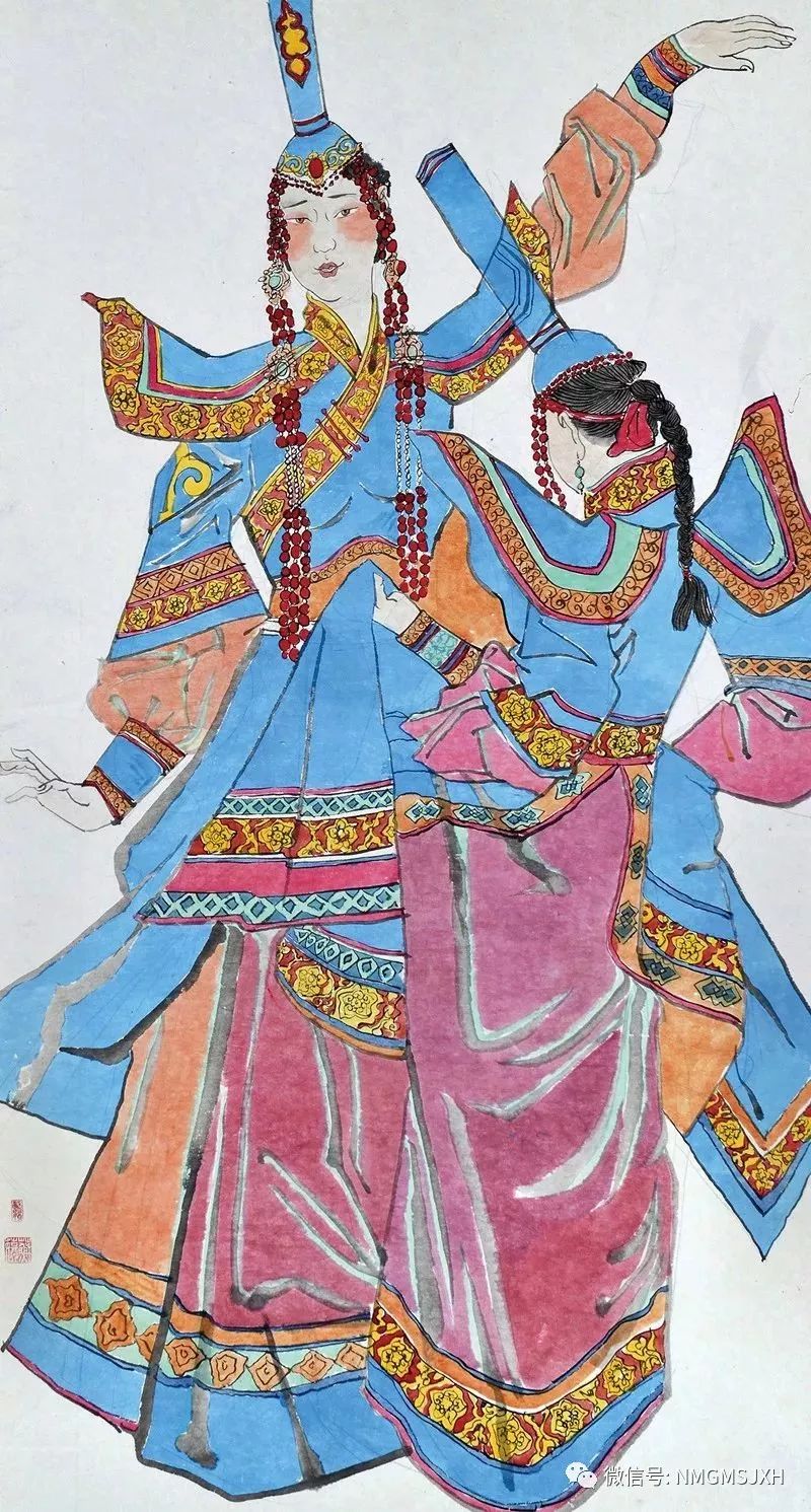 “弘扬乌兰牧骑精神”内蒙古乌兰牧骑主题美术作品展览开幕 第15张
