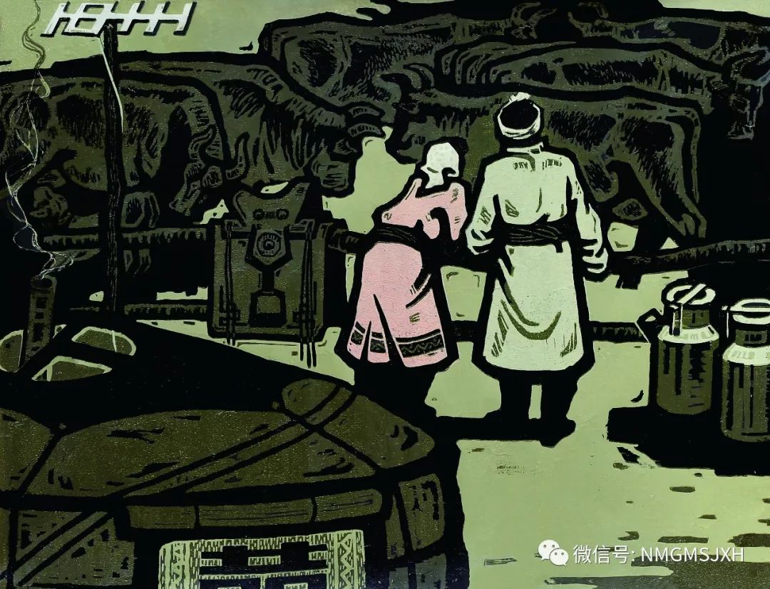 第三届内蒙古版画作品展览 在呼和浩特内蒙古美术馆开幕 第17张