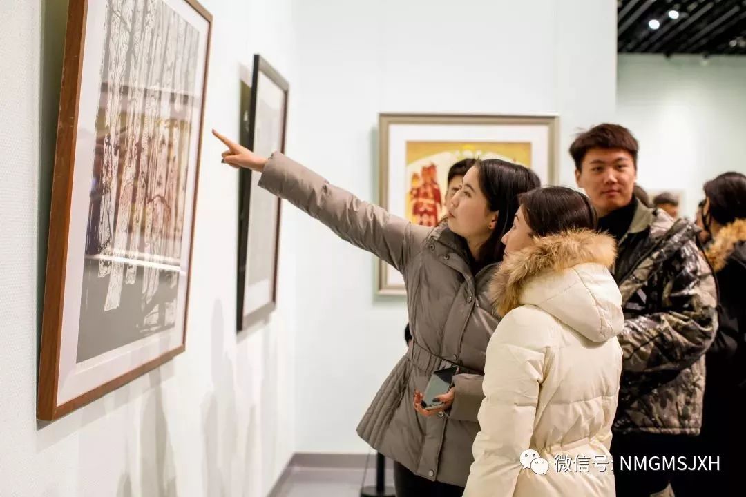 第三届内蒙古版画作品展览 在呼和浩特内蒙古美术馆开幕 第14张