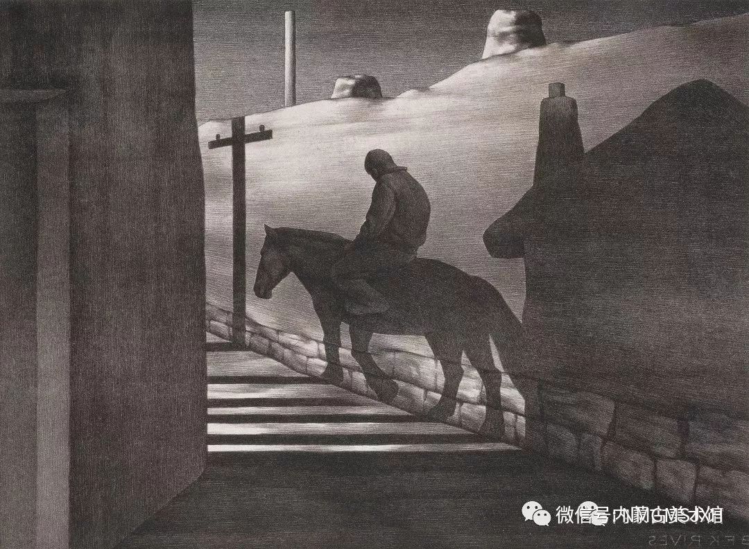 第三届内蒙古版画作品展览 在呼和浩特内蒙古美术馆开幕 第16张