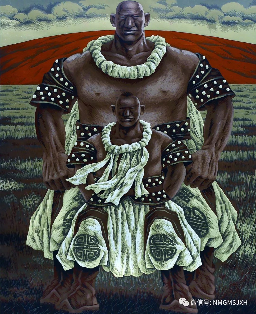 第三届内蒙古版画作品展览 在呼和浩特内蒙古美术馆开幕 第19张