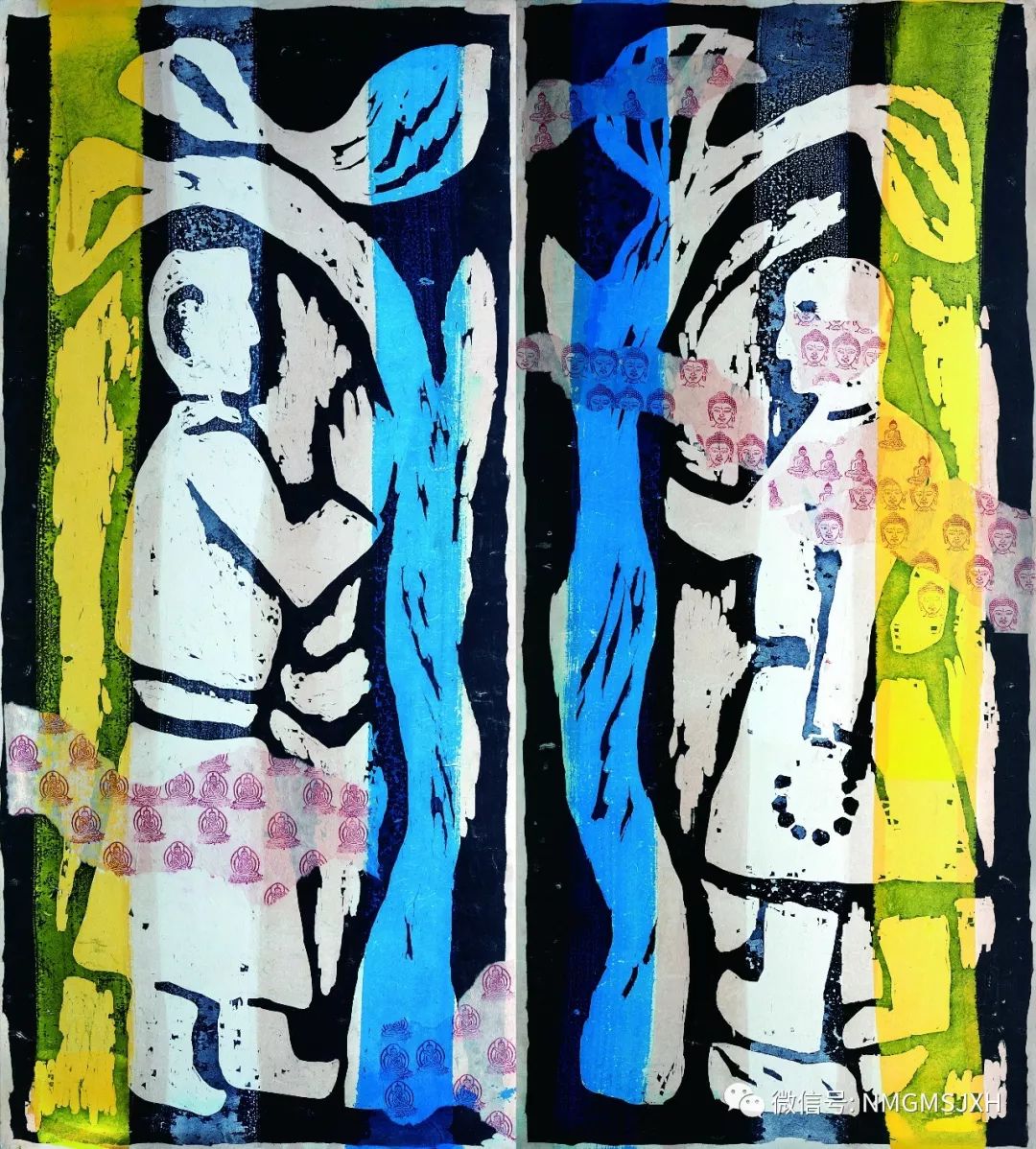 第三届内蒙古版画作品展览 在呼和浩特内蒙古美术馆开幕 第23张