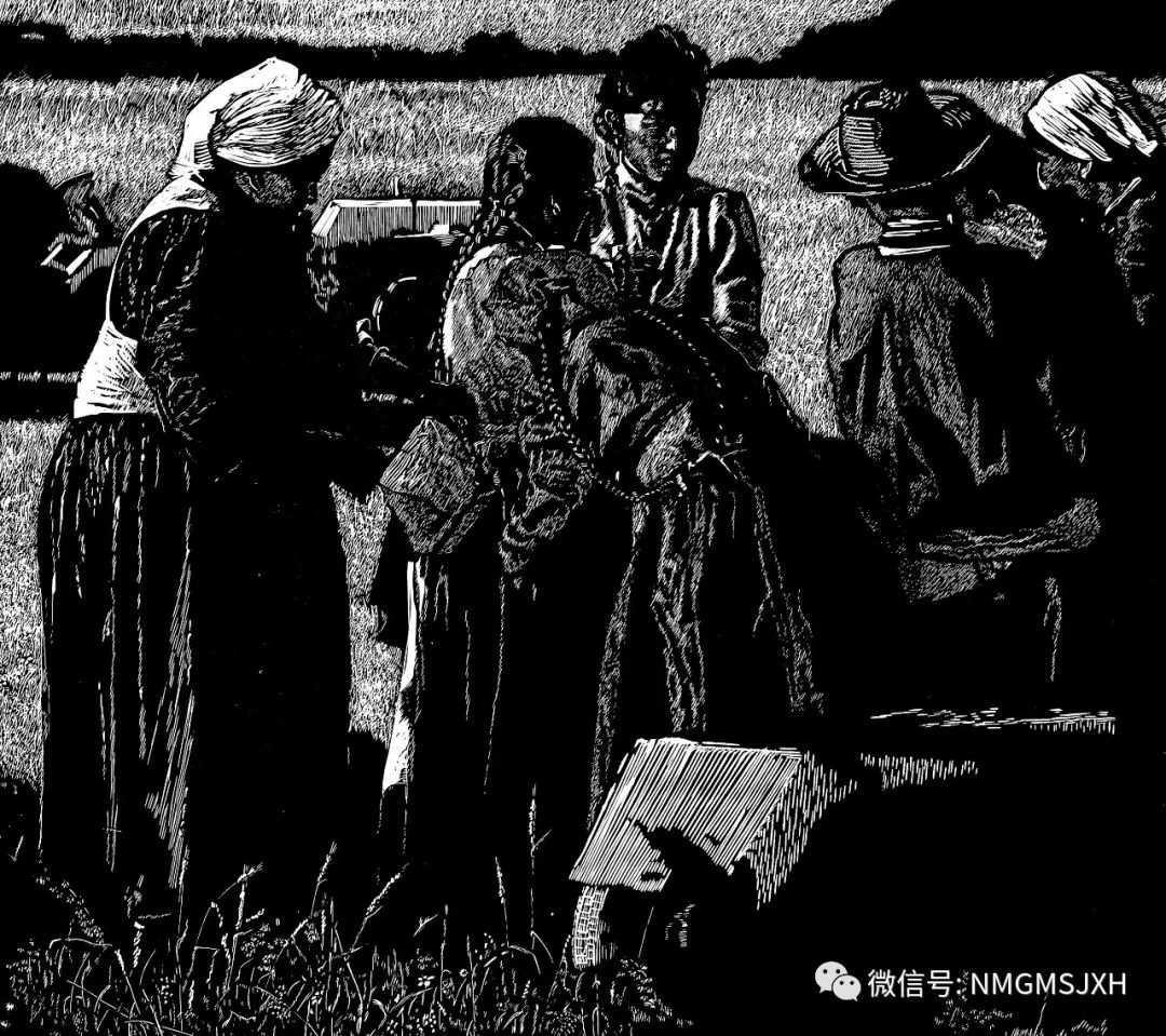 第三届内蒙古版画作品展览 在呼和浩特内蒙古美术馆开幕 第33张