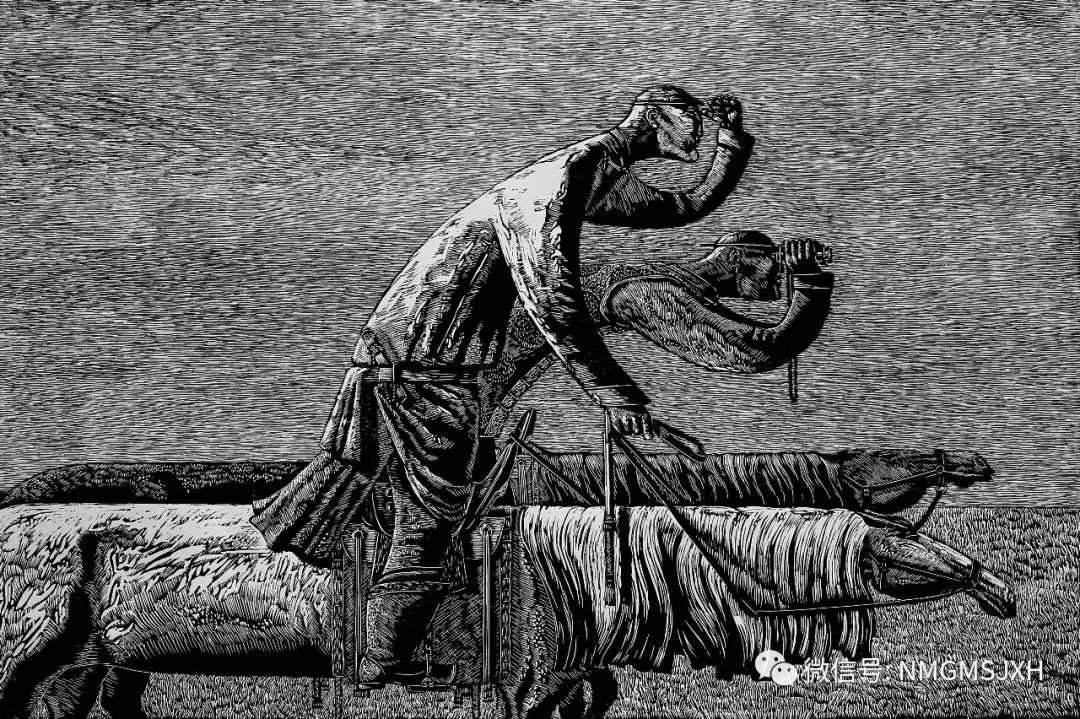 第三届内蒙古版画作品展览 在呼和浩特内蒙古美术馆开幕 第30张