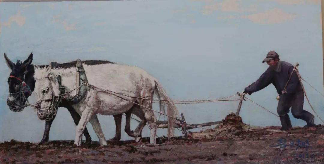 【赏析】心灵深处的绿色草原 ——蒙古族画家乌日娜的油画 第11张 【赏析】心灵深处的绿色草原 ——蒙古族画家乌日娜的油画 第11张