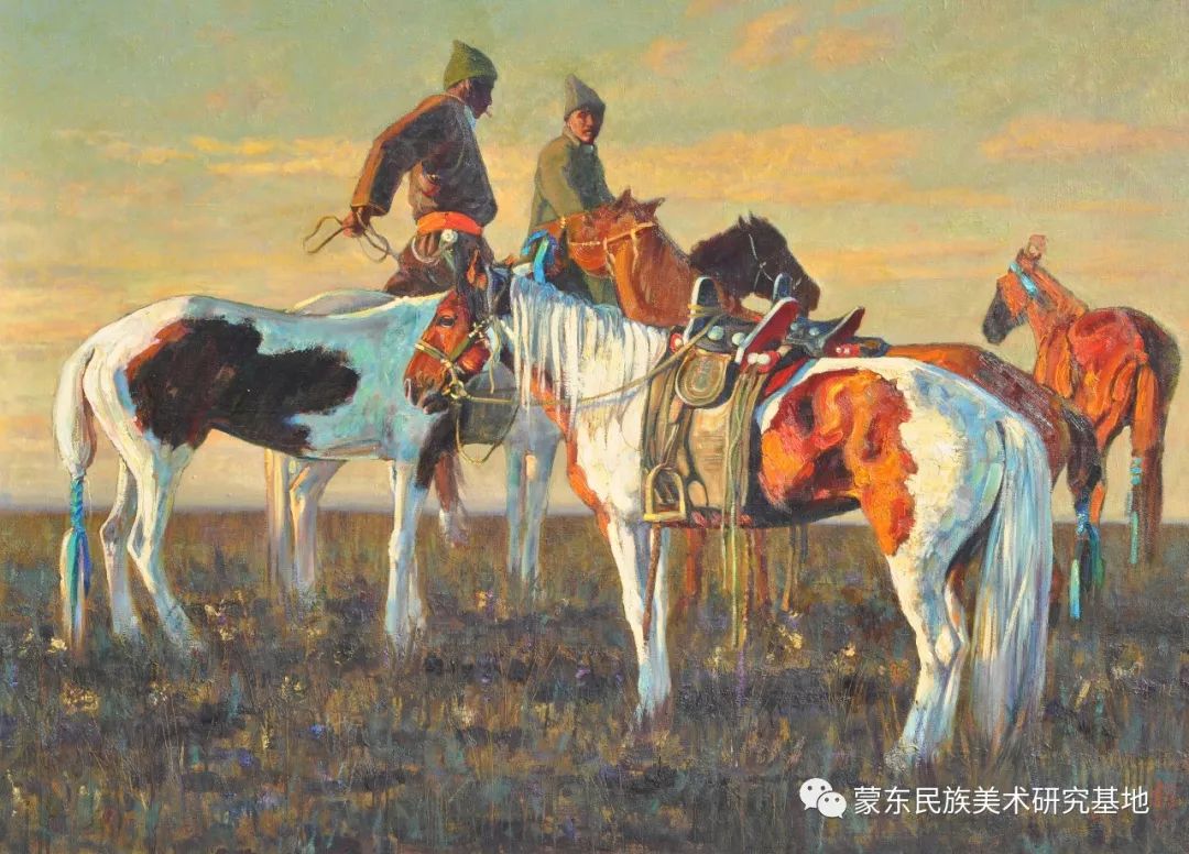满达油画作品——中国少数民族美术促进会，蒙东民族美术研究基地画家系列 第8张