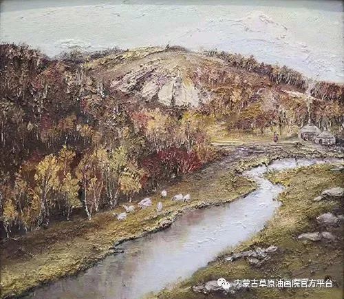 （第十一期）2018内蒙古草原油画院第三届写生油画展 第7张