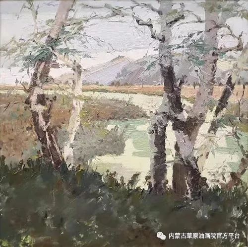 （第十一期）2018内蒙古草原油画院第三届写生油画展 第8张