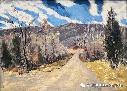 （第八期）2018内蒙古草原油画院第三届写生油画展 第6张