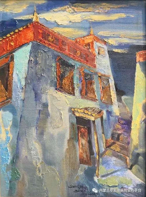 （第八期）2018内蒙古草原油画院第三届写生油画展 第11张