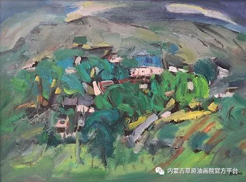 （第八期）2018内蒙古草原油画院第三届写生油画展 第16张
