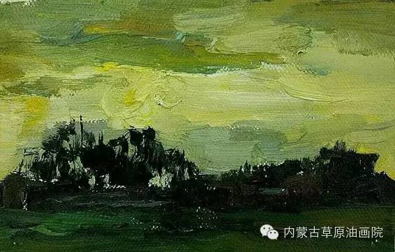 内蒙古草原油画院画家白彬 第7张