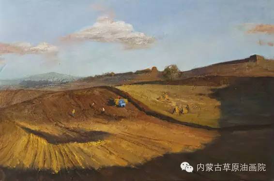 内蒙古草原油画院画家白彬 第13张