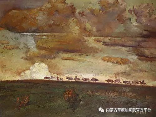 内蒙古草原油画院画家哈日巴拉 第7张 内蒙古草原油画院画家哈日巴拉 第7张