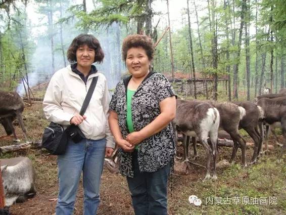内蒙古草原油画院画家满都呼 第2张