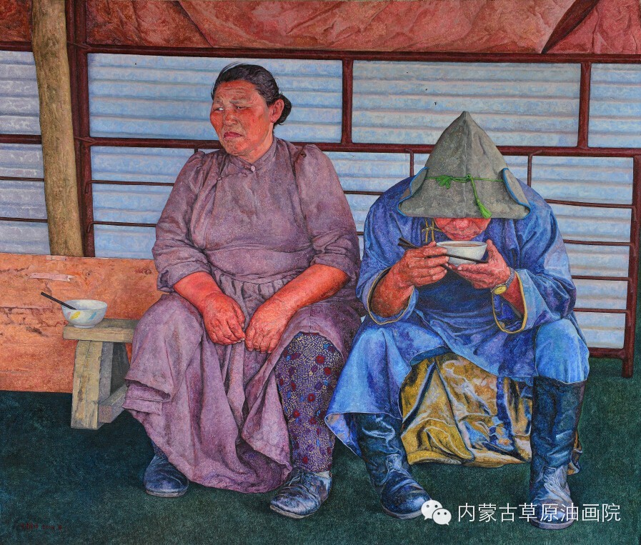 内蒙古草原油画院画家--王耀中 第3张