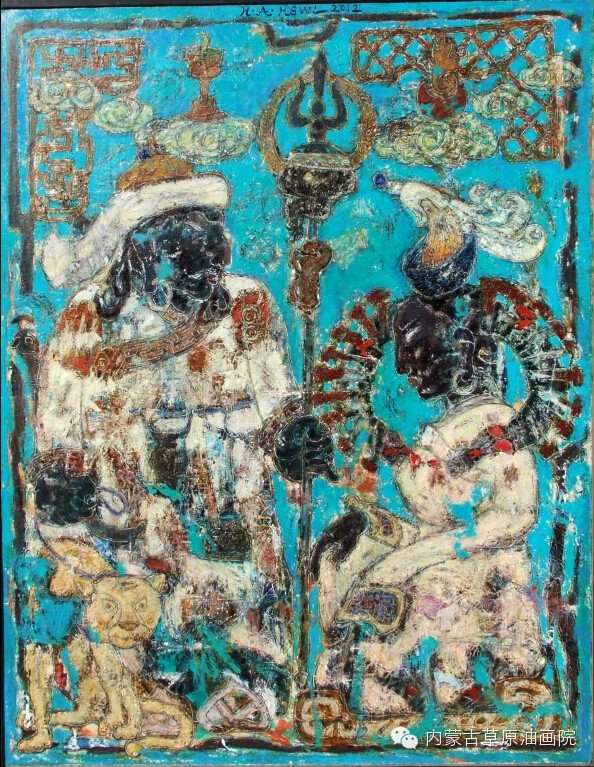 内蒙古草原油画院画家--哈斯乌拉 第3张 内蒙古草原油画院画家--哈斯乌拉 第3张