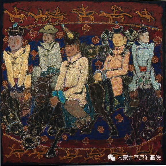 内蒙古草原油画院画家--哈斯乌拉 第6张 内蒙古草原油画院画家--哈斯乌拉 第6张