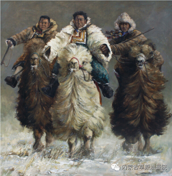 内蒙古草原油画院画家--包都荣 第7张 内蒙古草原油画院画家--包都荣 第7张