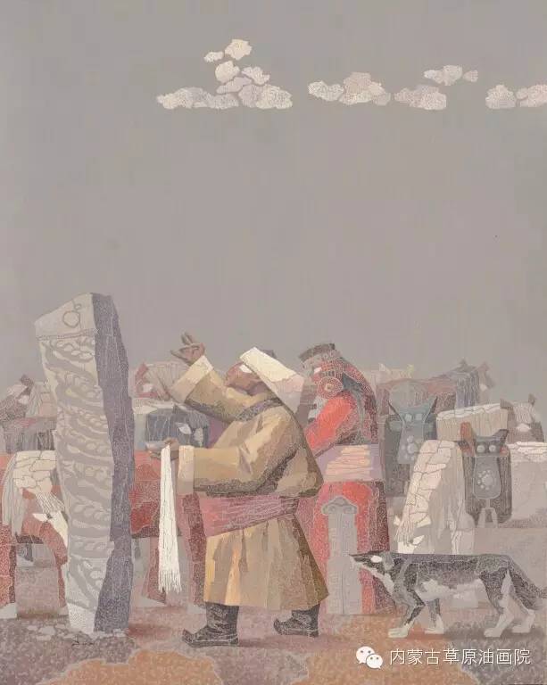 🔴内蒙古草原油画院画家--都仁毕力格 第9张 🔴内蒙古草原油画院画家--都仁毕力格 第9张