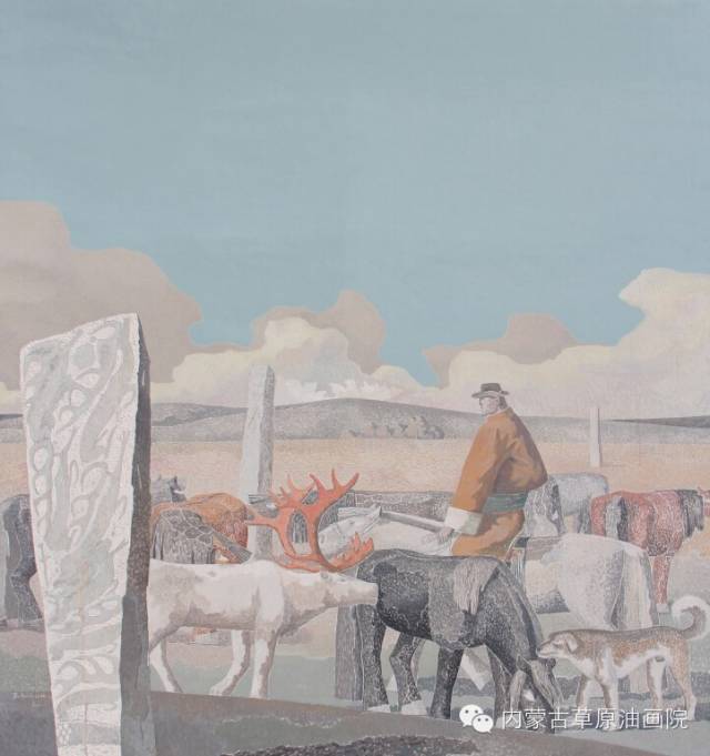 🔴内蒙古草原油画院画家--都仁毕力格 第10张 🔴内蒙古草原油画院画家--都仁毕力格 第10张