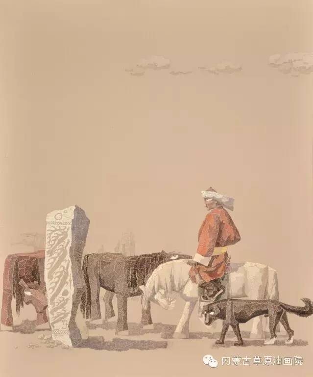 🔴内蒙古草原油画院画家--都仁毕力格 第7张 🔴内蒙古草原油画院画家--都仁毕力格 第7张