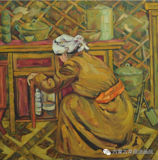 内蒙古草原油画院画家--包双梅 第13张
