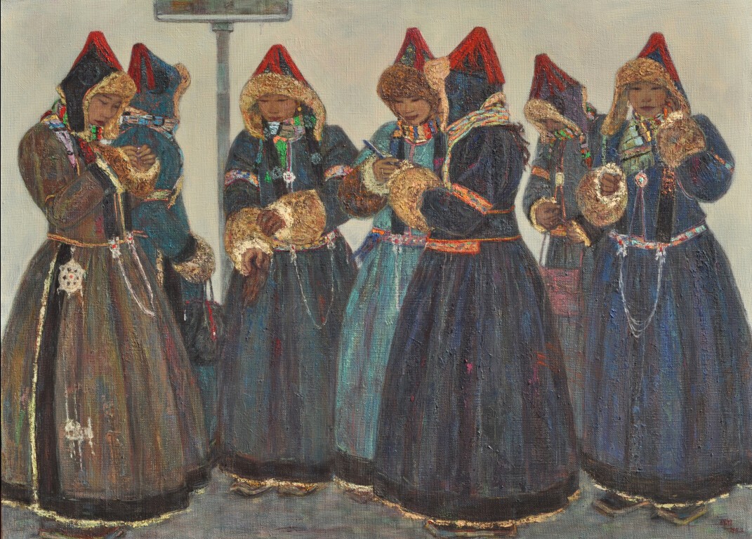 内蒙古草原油画院画家--王都一乐 第2张 内蒙古草原油画院画家--王都一乐 第2张