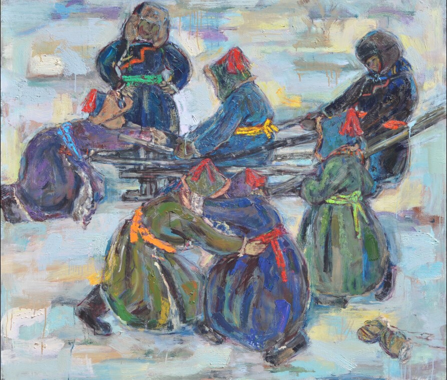 内蒙古草原油画院画家--王都一乐 第5张 内蒙古草原油画院画家--王都一乐 第5张