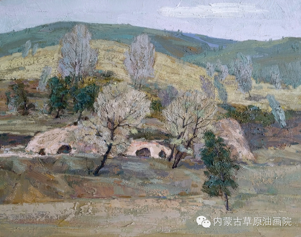 内蒙古草原油画院画家-布和朝鲁 第10张
