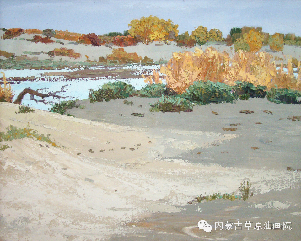 内蒙古草原油画院画家-布和朝鲁