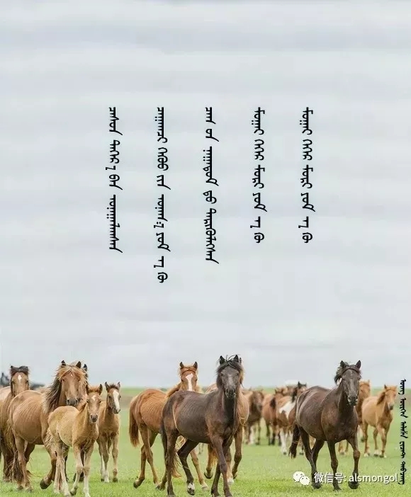 ◈ 蒙古歌词100首(第5部) 第41张  ◈ 蒙古歌词100首(第5部) 第41张