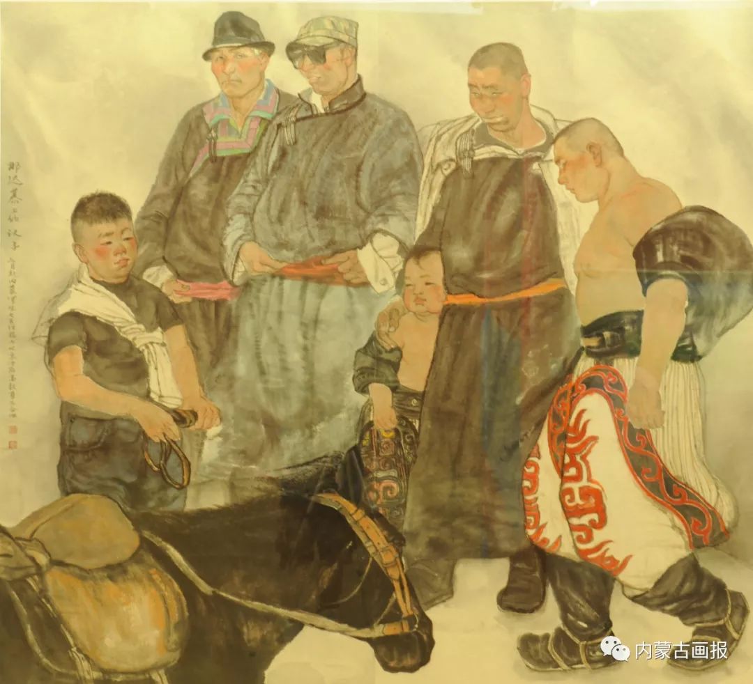 “草原四季 亮丽北疆”全国美术作品展览在中国美术馆开幕 第23张 “草原四季 亮丽北疆”全国美术作品展览在中国美术馆开幕 第23张