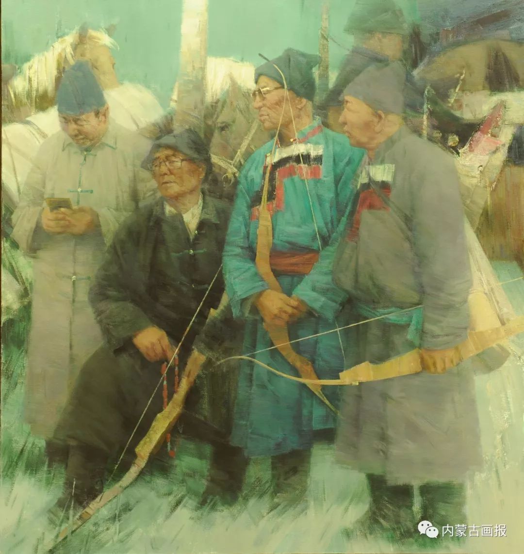 “草原四季 亮丽北疆”全国美术作品展览在中国美术馆开幕 第31张 “草原四季 亮丽北疆”全国美术作品展览在中国美术馆开幕 第31张
