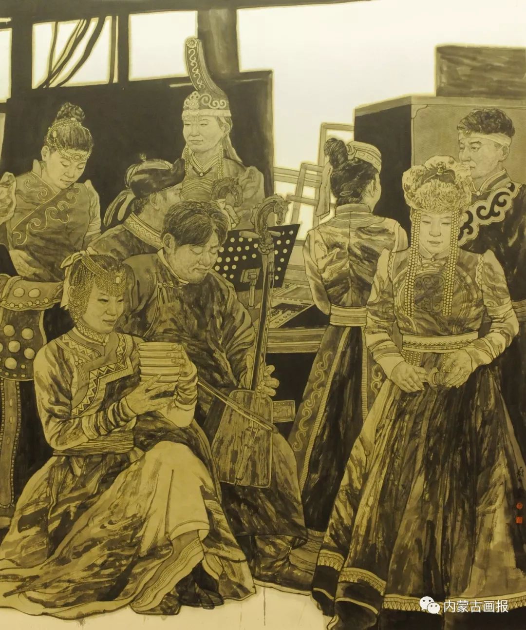 “草原四季 亮丽北疆”全国美术作品展览在中国美术馆开幕 第40张 “草原四季 亮丽北疆”全国美术作品展览在中国美术馆开幕 第40张