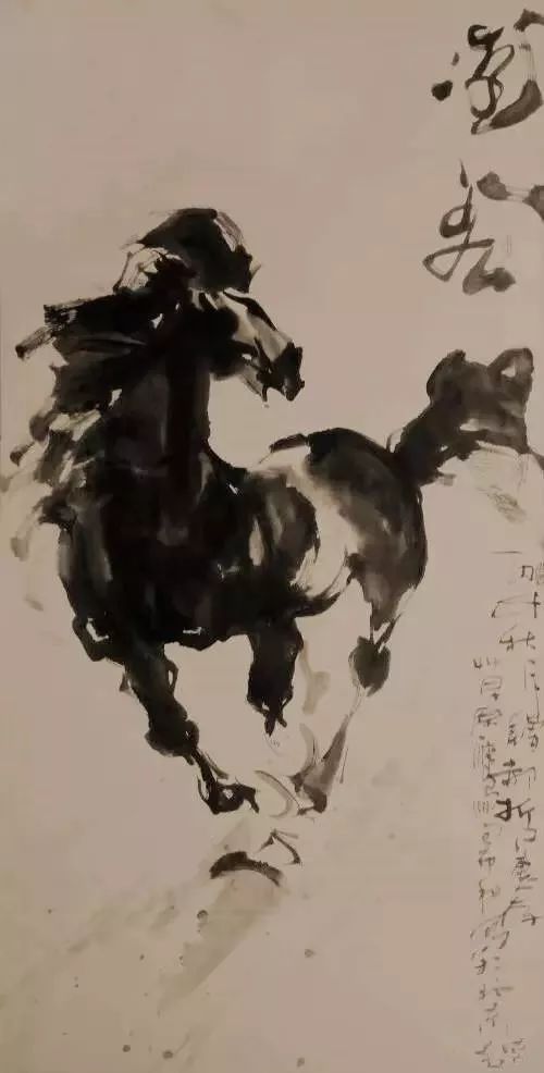 【绘画】画家包布和笔下的蒙古马，简直栩栩如生 第5张