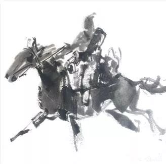 【绘画】画家包布和笔下的蒙古马，简直栩栩如生 第7张