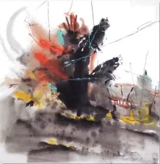 【绘画】画家包布和笔下的蒙古马，简直栩栩如生 第8张