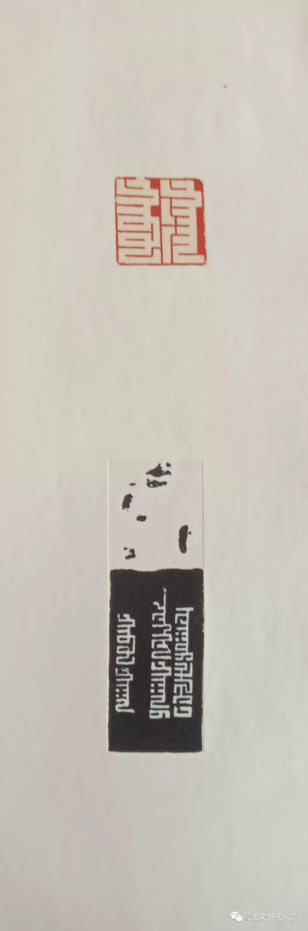 蒙古文书法欣赏——白七斤半 第23张