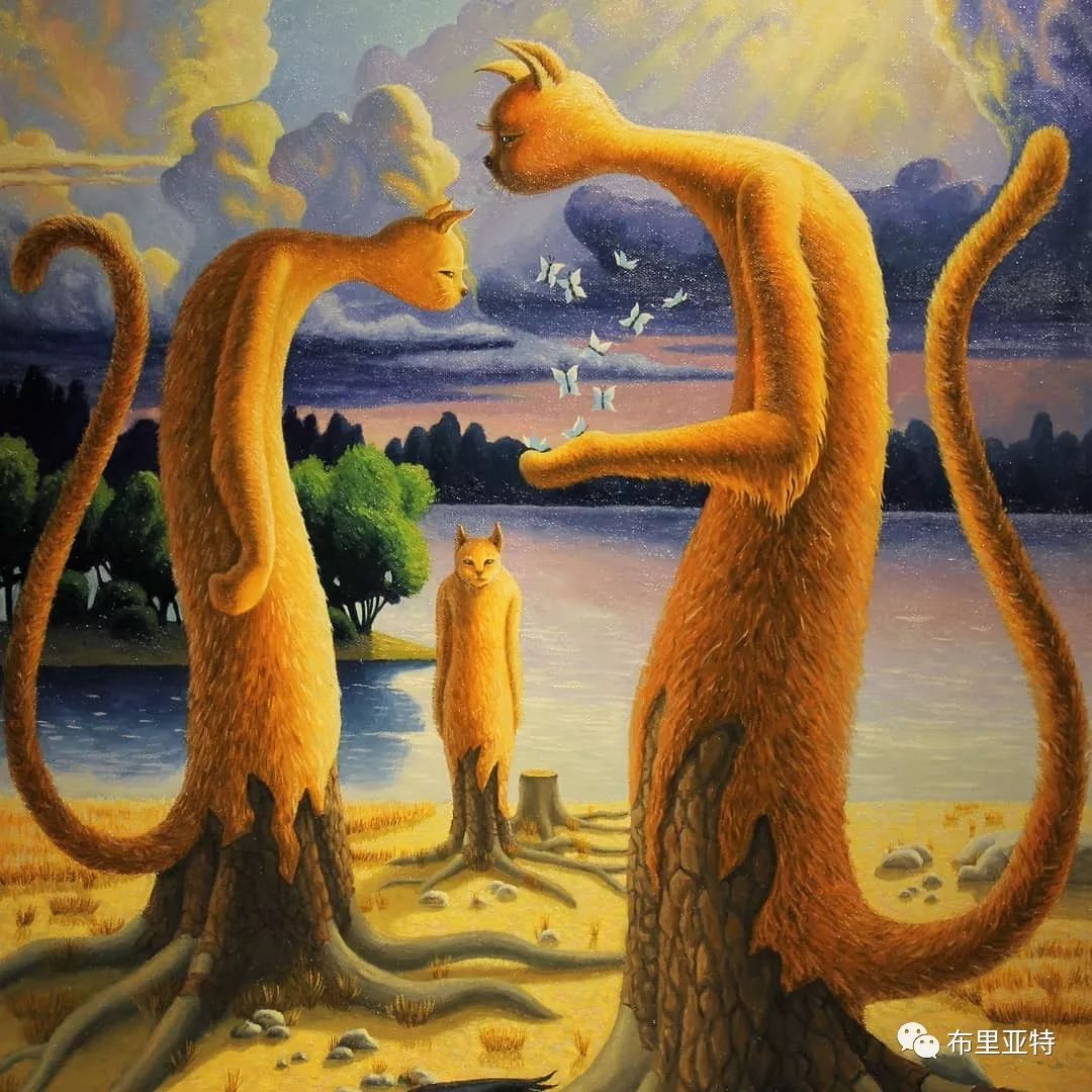 蒙古国90后自由画家甘·巴雅尔作品欣赏,浓浓的天鹅神话风 第17张 蒙古国90后自由画家甘·巴雅尔作品欣赏,浓浓的天鹅神话风 第17张