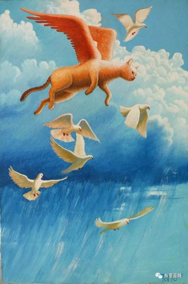 蒙古国90后自由画家甘·巴雅尔作品欣赏,浓浓的天鹅神话风 第22张 蒙古国90后自由画家甘·巴雅尔作品欣赏,浓浓的天鹅神话风 第22张
