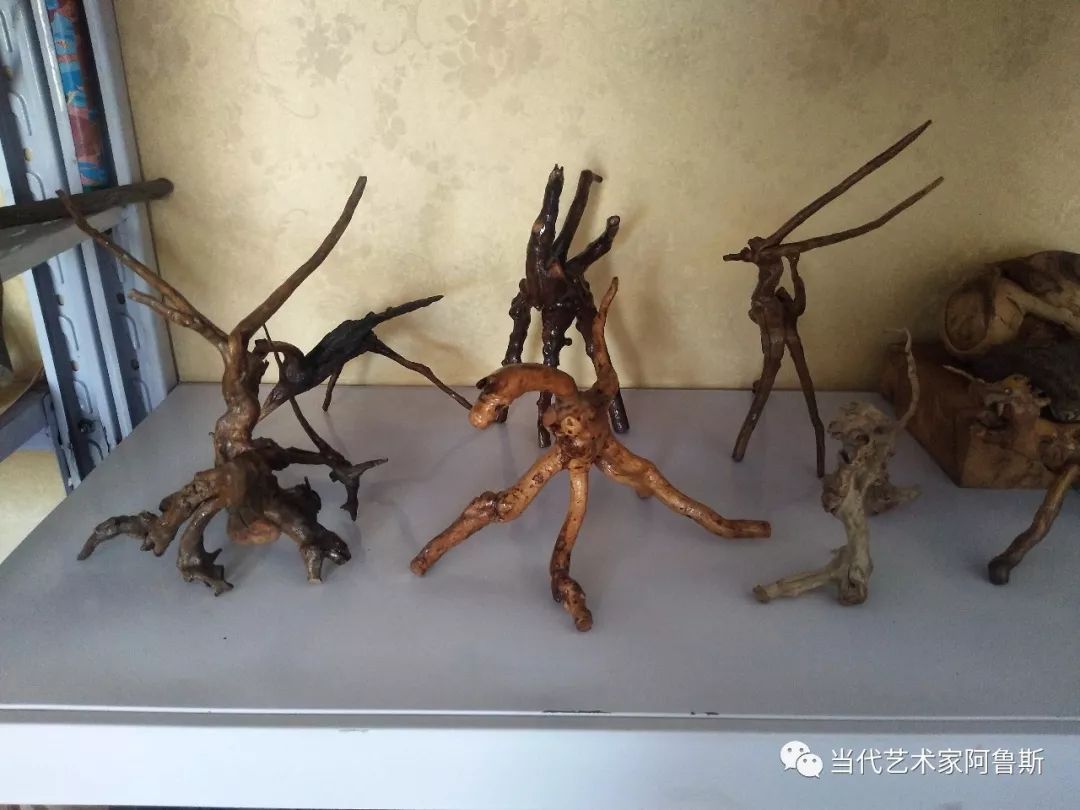 锡林郭勒草原民间艺人阿拉腾敖都的根雕艺术作品欣赏 第18张