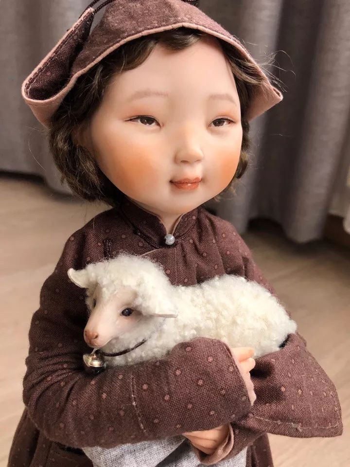 布里亚特美女制作的蒙古布娃娃，太可爱了！ 第4张