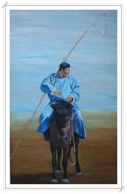 【美图】美妙绝伦的蒙古人物肖像画分享 第14张