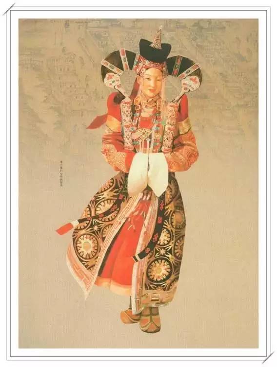 【美图】美妙绝伦的蒙古人物肖像画分享 第27张