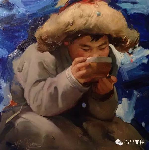 【ANU美图】青年蒙古画家敖特格·巴达玛油画作品分享 第4张